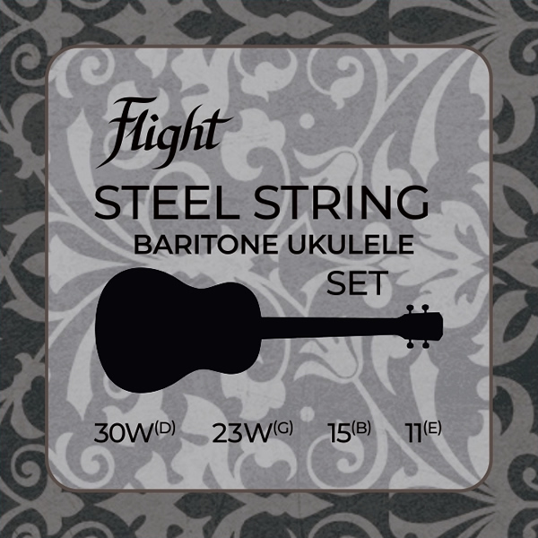 Kovové Struny na Barytónové Ukulele Flight FBSS-200