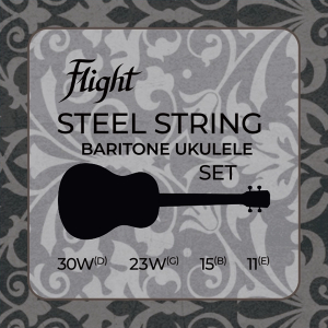 Kovové Struny na Barytónové Ukulele Flight FBSS-200